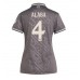 Maillot de foot Real Madrid David Alaba #4 Troisième vêtements Femmes 2024-25 Manches Courtes